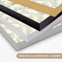 Klassiek - Vogels - Groen Textielframe zwart klein 947 -USP_kleurenDE