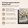 Levensboom - Goud - Wit Inductie beschermer vinyl 3mm middel -zzzzzzusp-haakje_FR