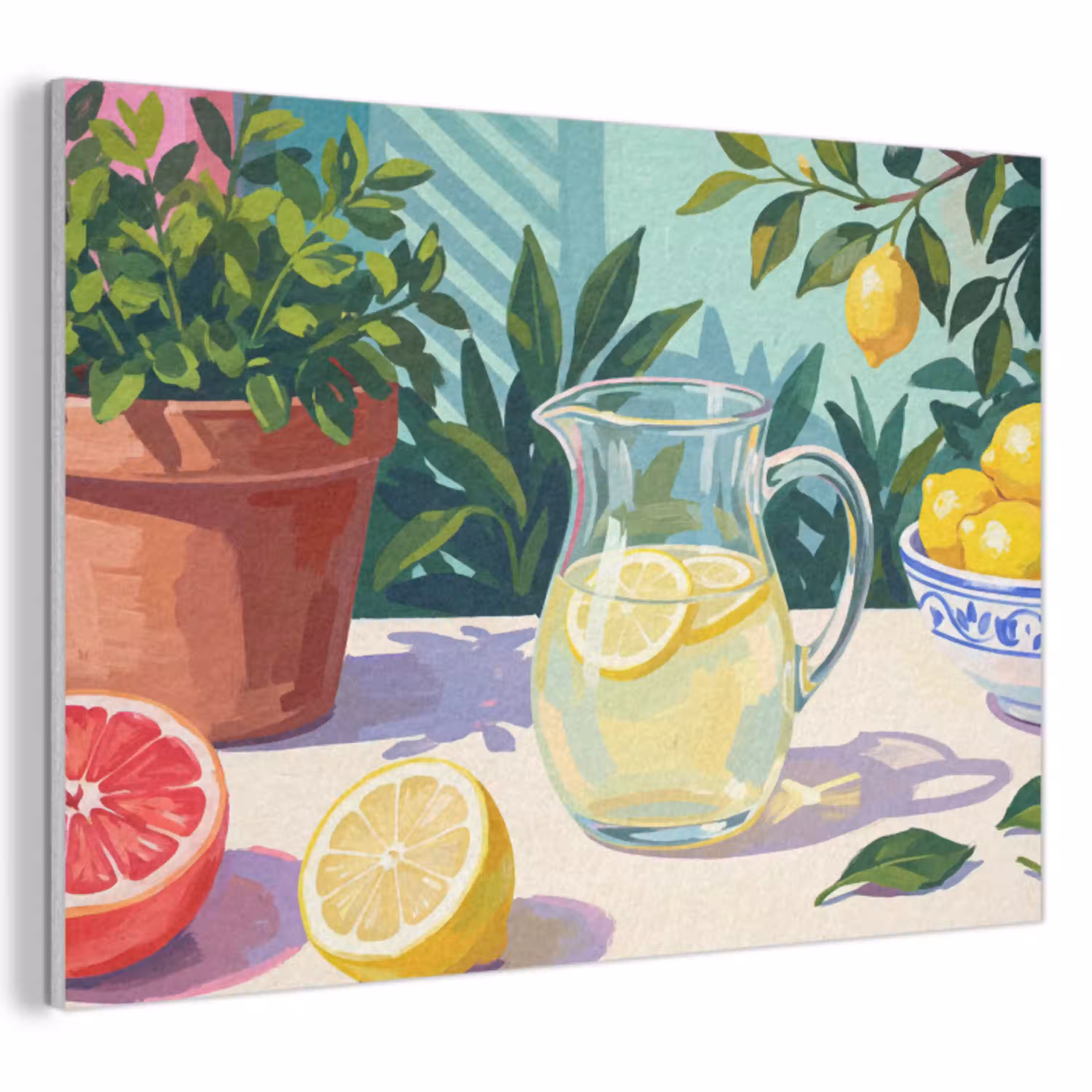 Citroen limonade zomer PET vilt klein -3d