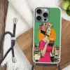 Retro - Vrouw - Stad - Zon Hoesje iPhone 16 Pro Max met koord klein -sfeer4