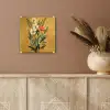 Bladeren - Boeket - Bloemen - Geel plexiglas 5mm klein -sfeer5