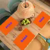 See the good - Paars - Oranje - Smiley Placemat vinyl groot -zzsfeer5_Kitchenyeah-website
