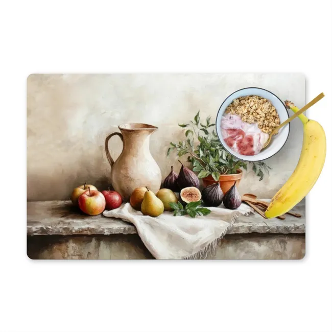 Placemat - 6 stuks - Fruit - Kruiden - Landelijk
