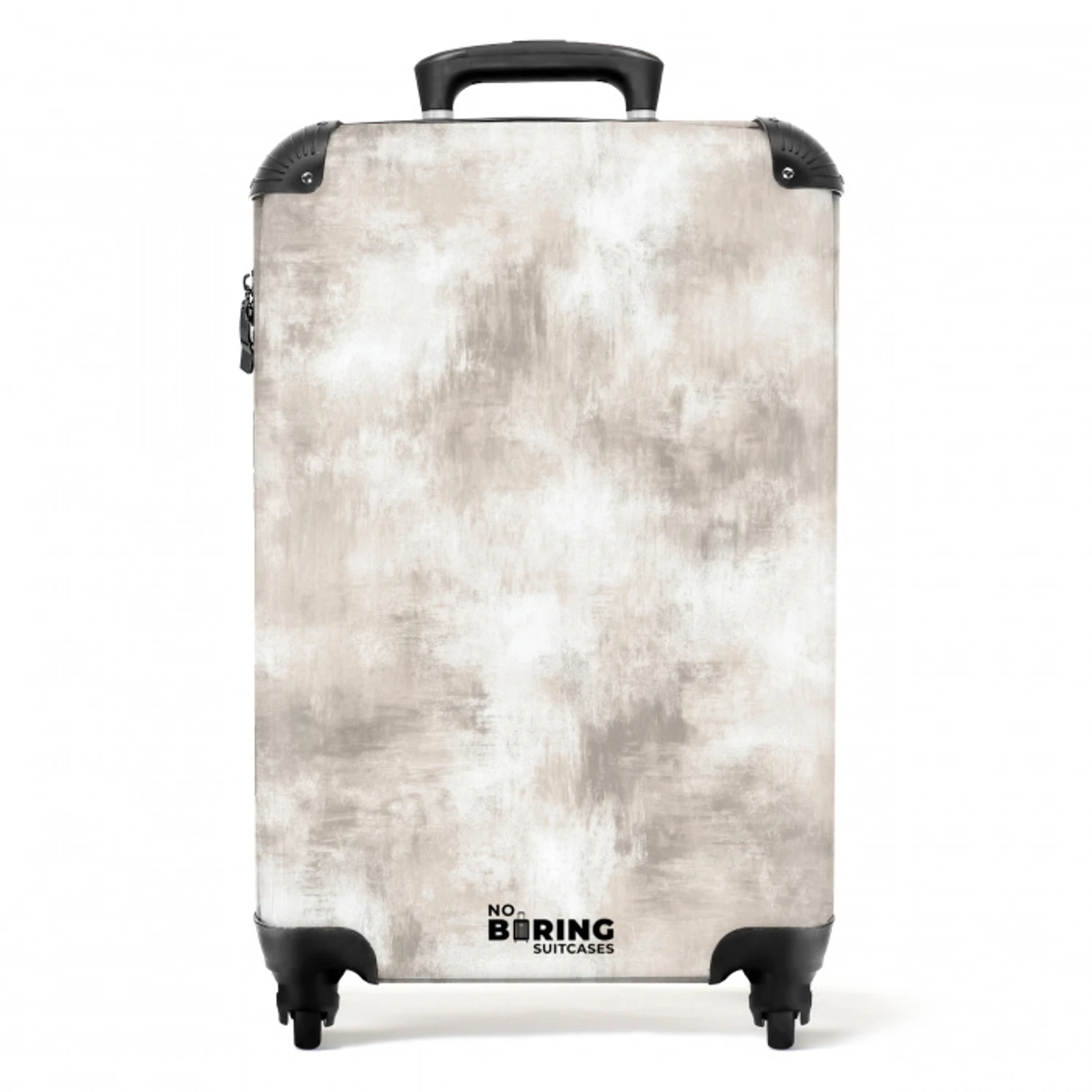 Organisch - Patroon - Gemêleerd NBS - Handbagage koffer - Volwassenen Unisex middel -productfoto_recht