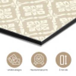 Floraal - Ornament - Beige aluminium wit klein 46 -closeup_NL