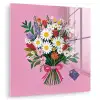 Bloemen - Quote - Kaartje - Kleurrijk plexiglas 5mm klein -zzzproduct_nieuw