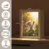 Kitten - Dier - Natuur - Bloemen Light Box met kabel klein -USP_NL