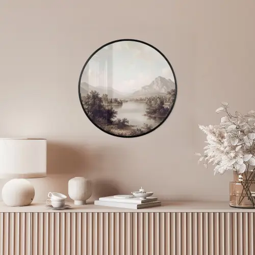 Klassiek - Landschap - Sereen Fotolijst rond zonder passe partout klein -sfeer3