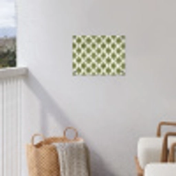 Patroon - Retro - Groen tuinposter los doek klein 239 -sfeer8