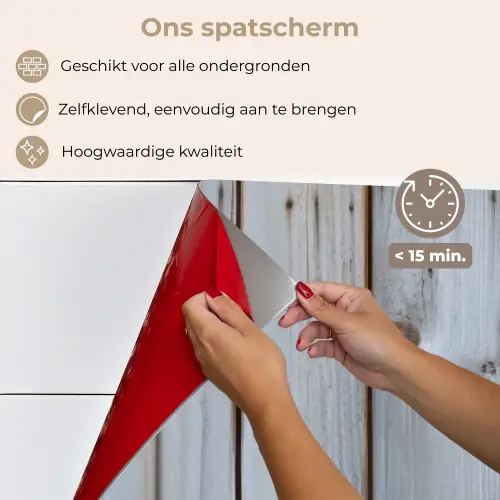 Hout - Planken - Verweerd keuken achterwand spatscherm klein -spatscherm_NL