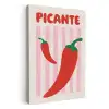 Pittig - Pepers - Rood KitchenYeah - Keuken - Canvas klein -3d