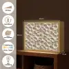 Schelpen - Waaiervorm - Wit Light Box met batterij (Wandlamp) middel 907 -USP_websiteoverzichtNL