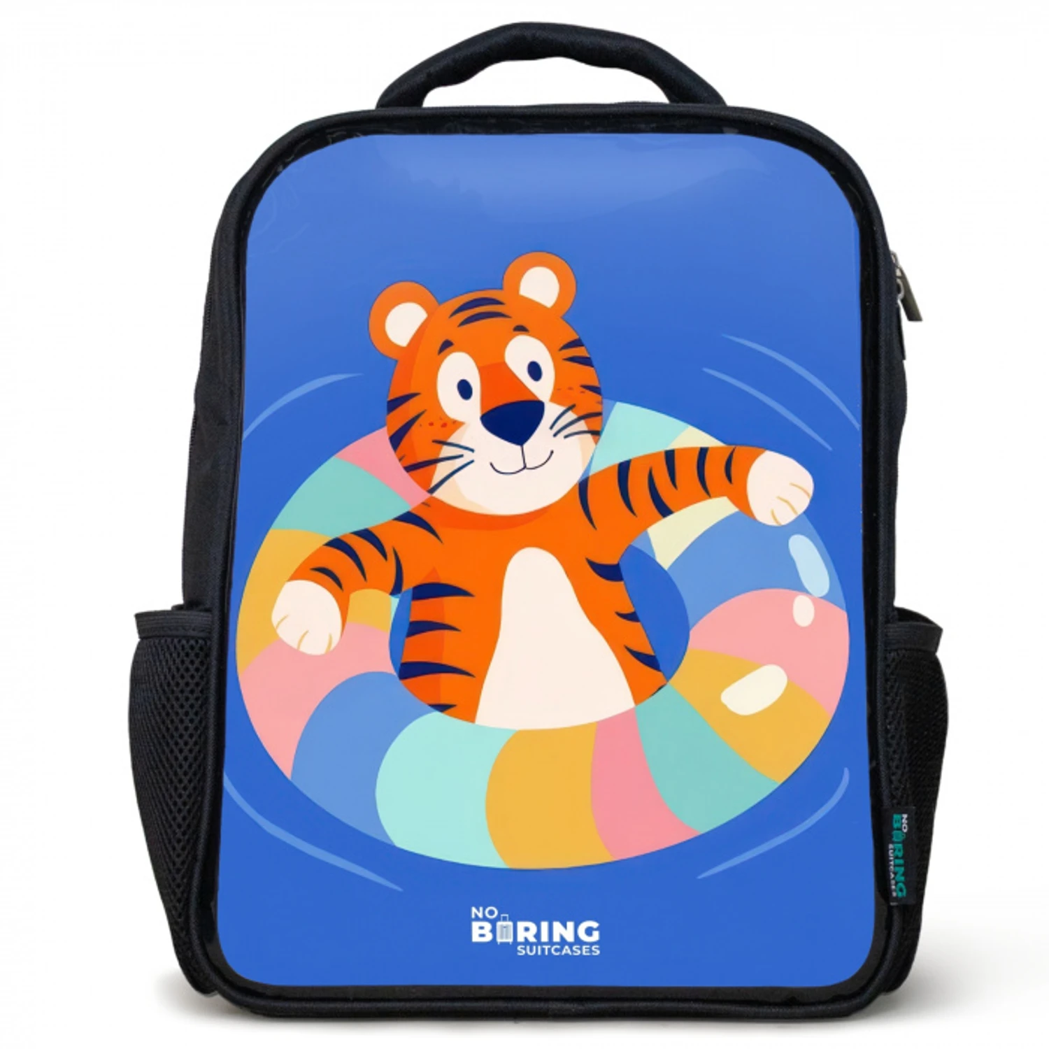 Tijger - Zwemband - Water Rugzak - Zwart middel -3d