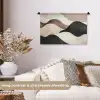 Golven - Abstract - Beige Wandkleed katoen klein -sfeer1