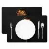 Kruiden - Zwart - Lepel Placemat vinyl groot -zzsfeer2_Kitchenyeah-website