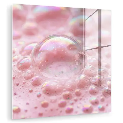 Schuim - Structuur - Roze plexiglas 5mm klein -zzzproduct_nieuw