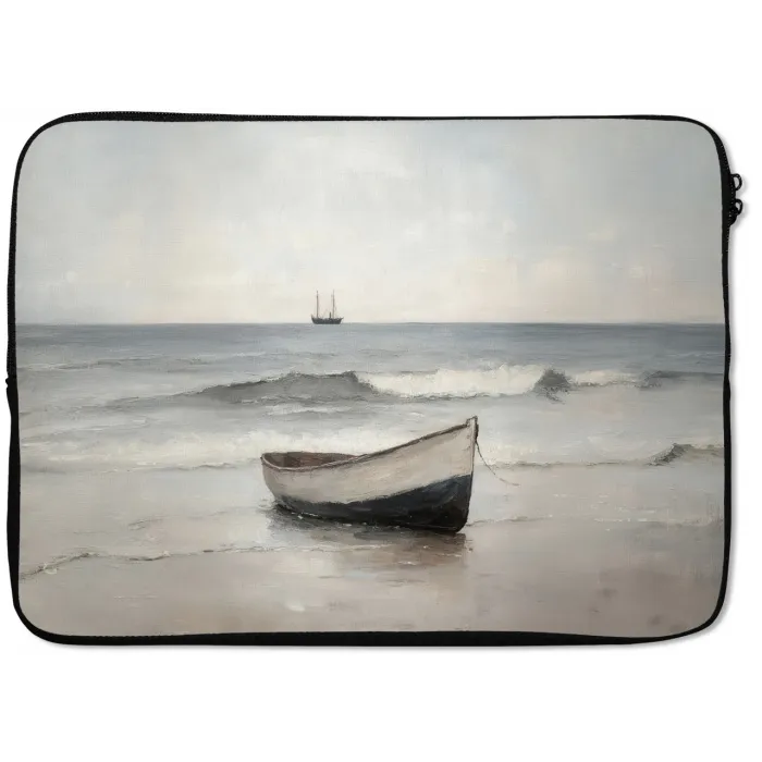 Roeiboot - Zee - Horizon laptophoes neopreen klein -zkaufland3dotto