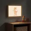 Dino - T-Rex - Oranje Light Box met batterij (Wandlamp kind) middel -sfeer5_kind