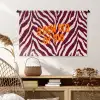 New era - Bordeaux - Zebraprint Wandkleed katoen middel -sfeer5