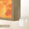 Bliksem - Storm - Oranje Light Box met batterij (Wandlamp) middel 907 -USP_websiteoplaadbaarNL