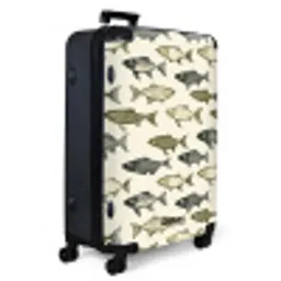 Vissen - Klassiek - Groen NBS - Large koffer - Volwassenen Unisex groot -product1