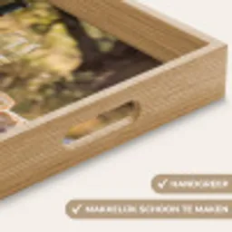 Picknick - Wijn - Kaasplankje Dienblad Rechthoek middel -USP_HandgreepNL