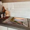 Doorkijk - Uitzicht - Meer - Landschap Inductie beschermer vinyl 3mm klein -sfeer3