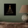 Magisch - Kerstboom - Lichtspiralen - Zwart aluminium wit klein -sfeer2