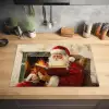 Kerst - Kerstman - Winter - Open Haard Inductie beschermer vinyl 3mm klein -sfeer5