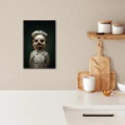 Dier - Kok - Stokstaartje KitchenYeah - Keuken - Canvas klein -sfeer1