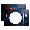 Boom - Blauw - Bladeren - Vakken Placemat vinyl groot -zzsfeer2_Kitchenyeah-website