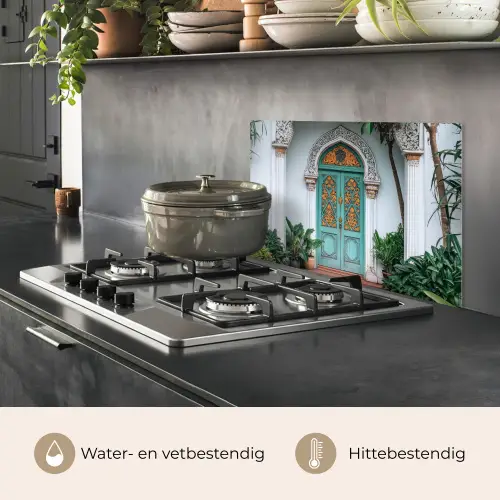 Deur - Patronen - Planten keuken achterwand spatscherm klein -usp_NL