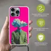 Man - Pak - Wolk - Roze Hoesje iPhone 16 Pro Max met koord klein -sfeer2_NL