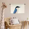 Illustratie - Blauw - Vogel Wandkleed katoen klein -wsfeer5_kind