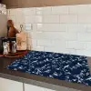 Grafisch - Bloesemtak - Blauw Inductie beschermer vinyl 3mm klein 276 -sfeer3