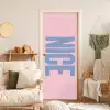 Nice - Paars - Roze deurposter klein -sfeer2