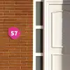 Felroze - Traditioneel Naambord Organisch middel -sfeer3