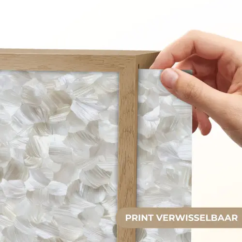Wit - Penseelstreken - Reliëfeffect Light Box met batterij (Wandlamp) middel 907 -USP_websiteprintNL