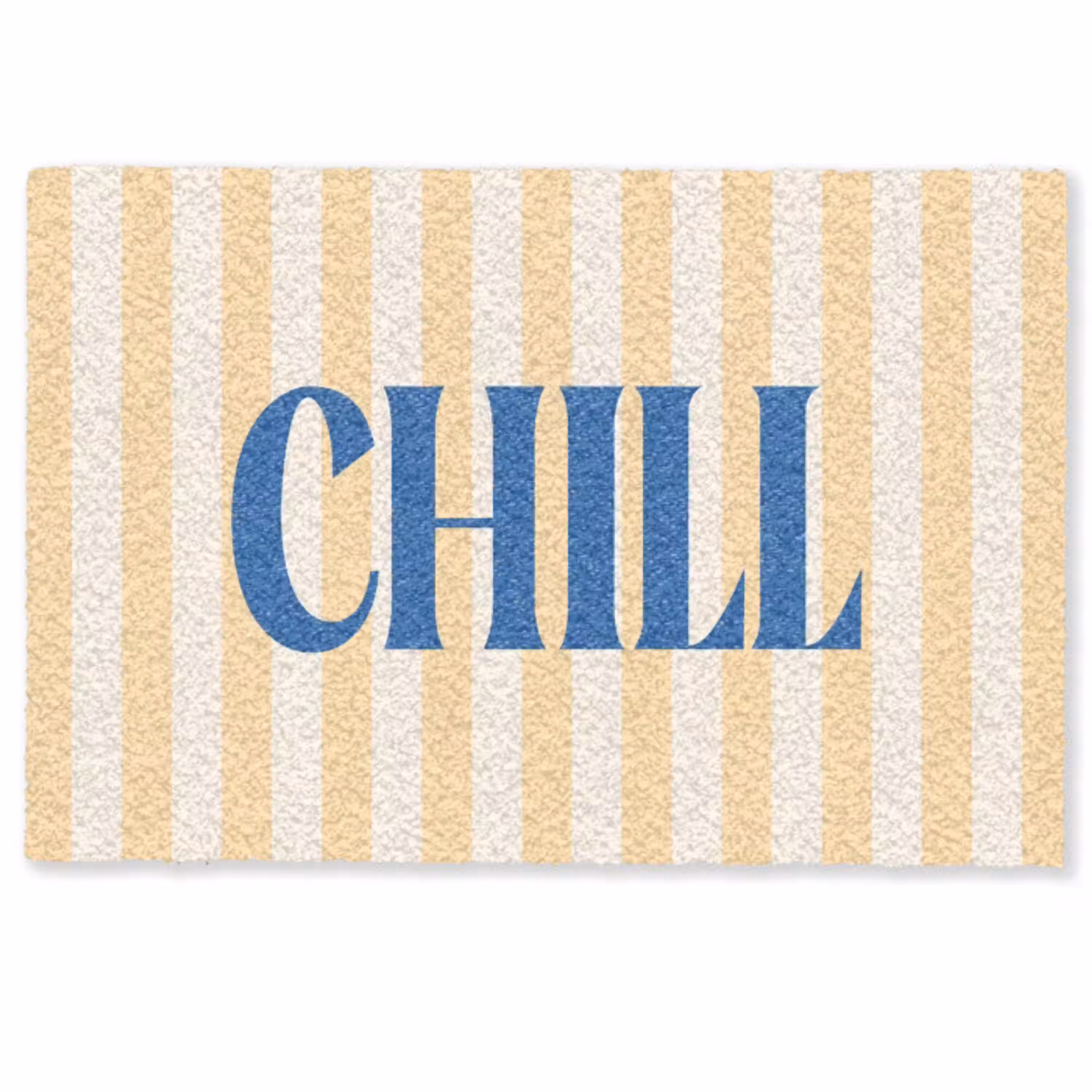 Blauw - Geel - Strepen - Chill Deurmat klein -zkaufland3d
