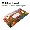 bloemen-klaprozen-kleurrijk-natuur Muismat XXL klein -sfeer4