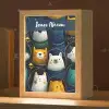 Dieren - Ruimtepakken - Sterren Light Box met kabel (Kinderlampje) klein -zzz_3d_website
