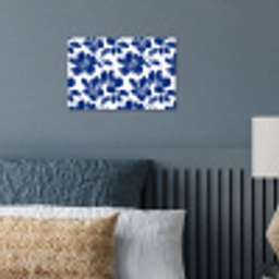 Floraal - Modern - Blauw poster papier klein 62 -sfeer2