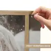Paard - Wit - Winter - Natuur - Sneeuw - Dieren Light Box met batterij (Wandlamp) middel -USP_websiteprintNL