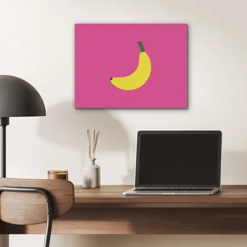 Banaan - Geel - Fruit PET vilt klein -sfeer5