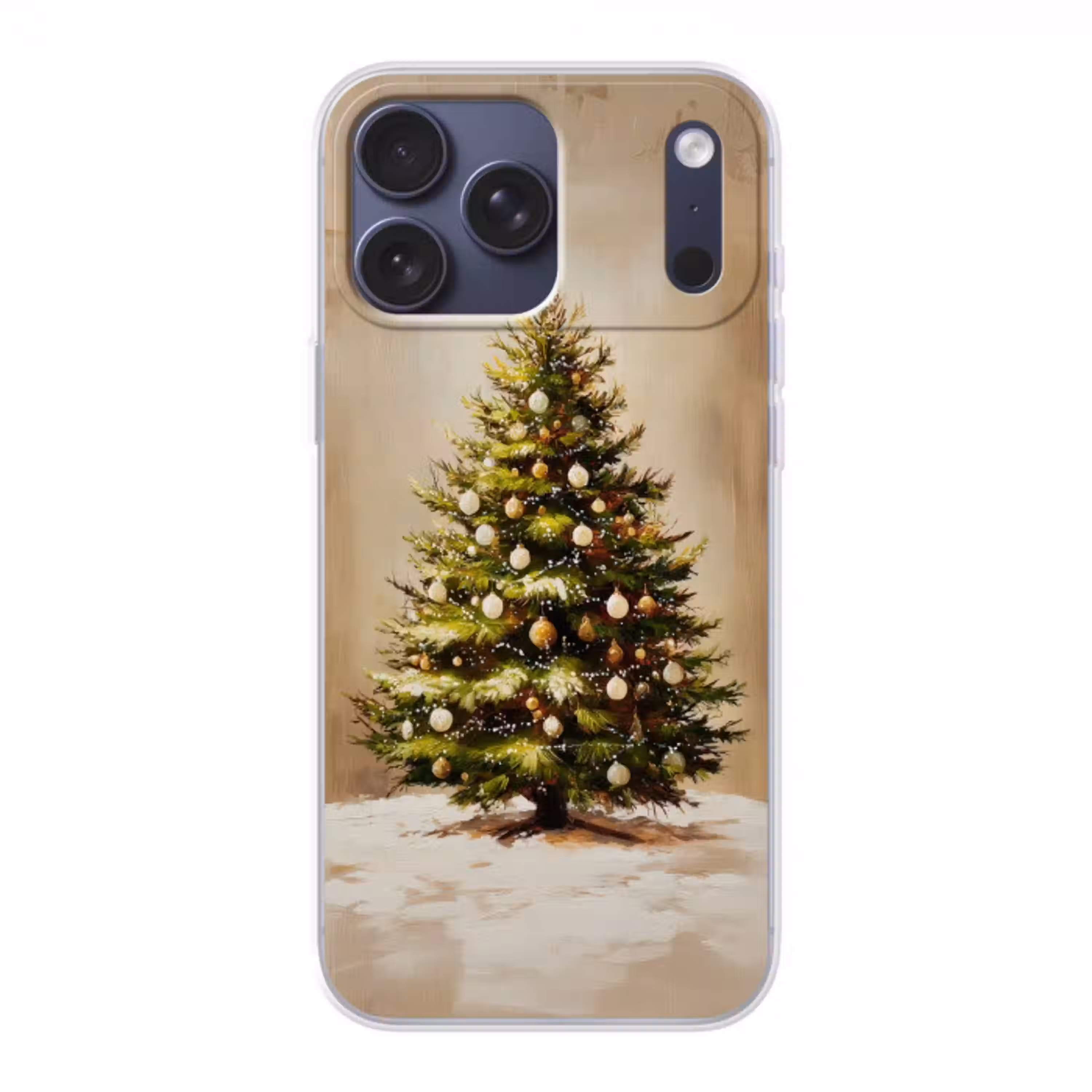 Kerst - Sfeer - Groen Telefoonhoesje iPhone 17 Pro Max klein -3d