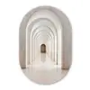 Hal - Bogen - Symmetrisch - Modern Wandcirkel Ovaal Forex klein -3d