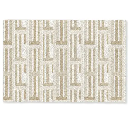 Modern - Geometrisch - Beige Deurmat klein 898 -zkaufland3d