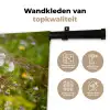 Bloemen - Natuur - Groen - Gras - Paars - Wit Wandkleed katoen klein -sfeer2