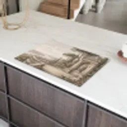 Terras - Stad - Uitzicht - Rivier Inductie beschermer vinyl 3mm klein -sfeer8