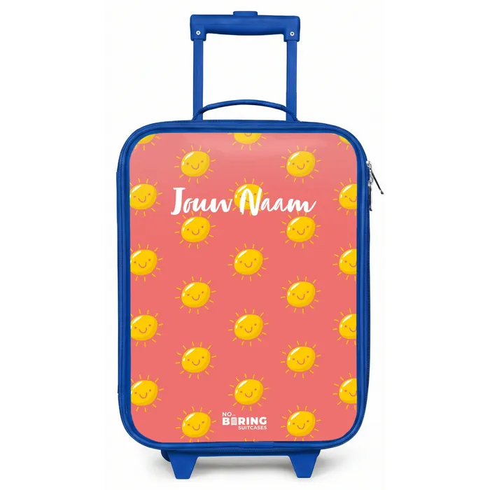 Sunny situation koraal Kinderkoffer - Blauw klein -zz3dotto